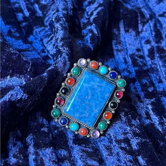 🎉HPBOLD! 925 Malachite Turquoise Onyx Coral Amethyst Lapis Garnet Sodali… - Picture 10 of 16